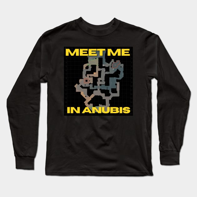 Meet me in Anubis Long Sleeve T-Shirt by happymonday